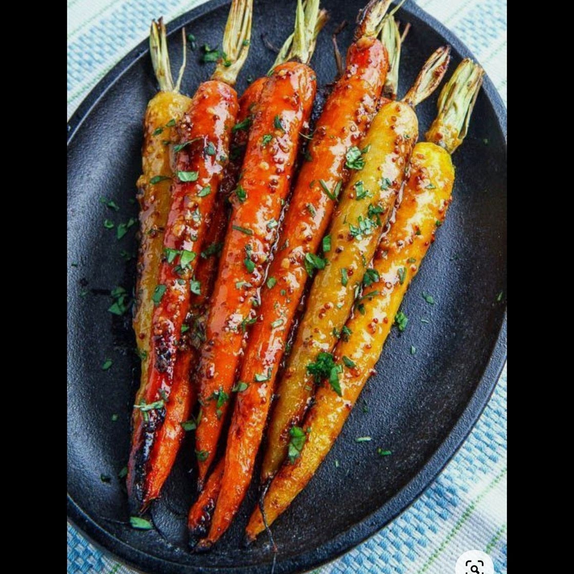 Maple Dijon Roasted Carrots