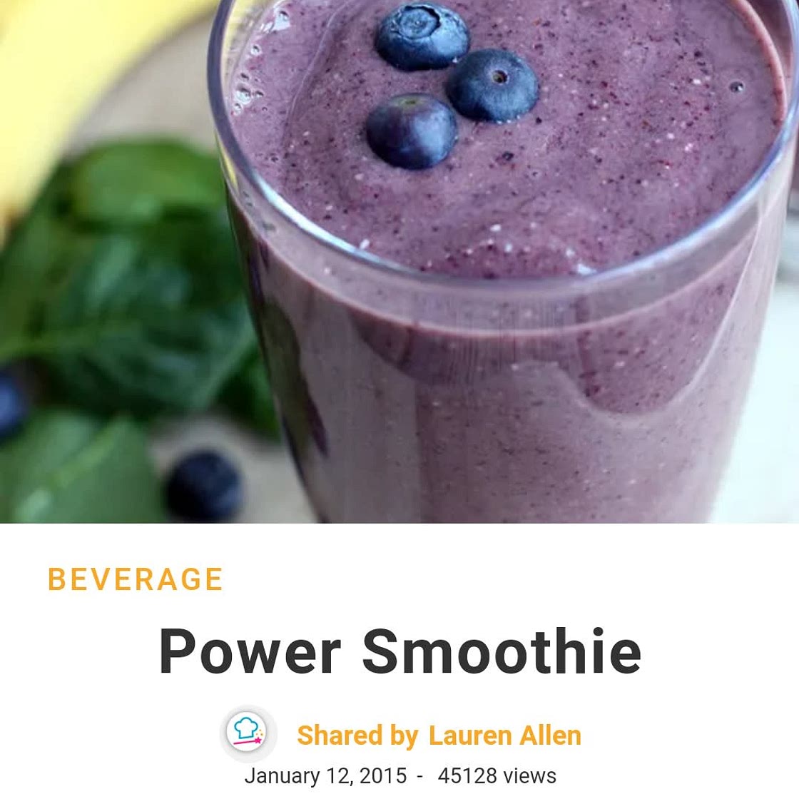 Powrr smoothie