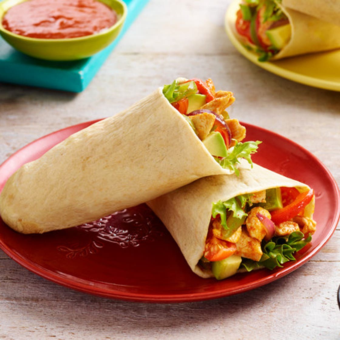 Chicken Fajita Tortilla Pockets