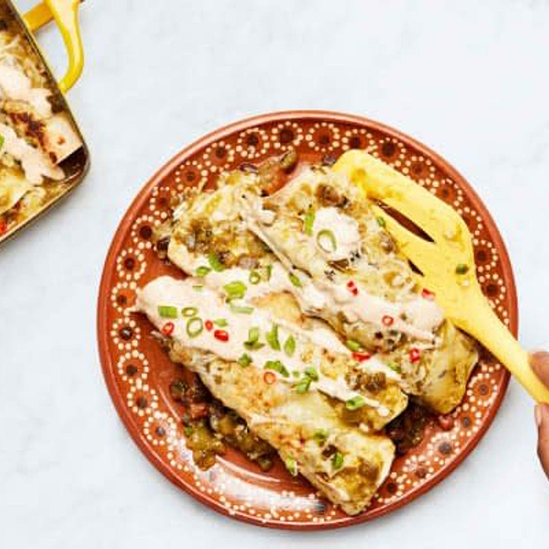 Salsa Verde Enchiladas