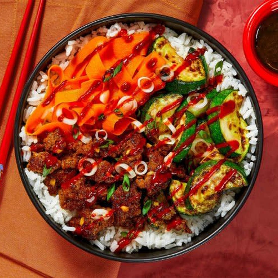 Pork and Veggie Bibimbap
