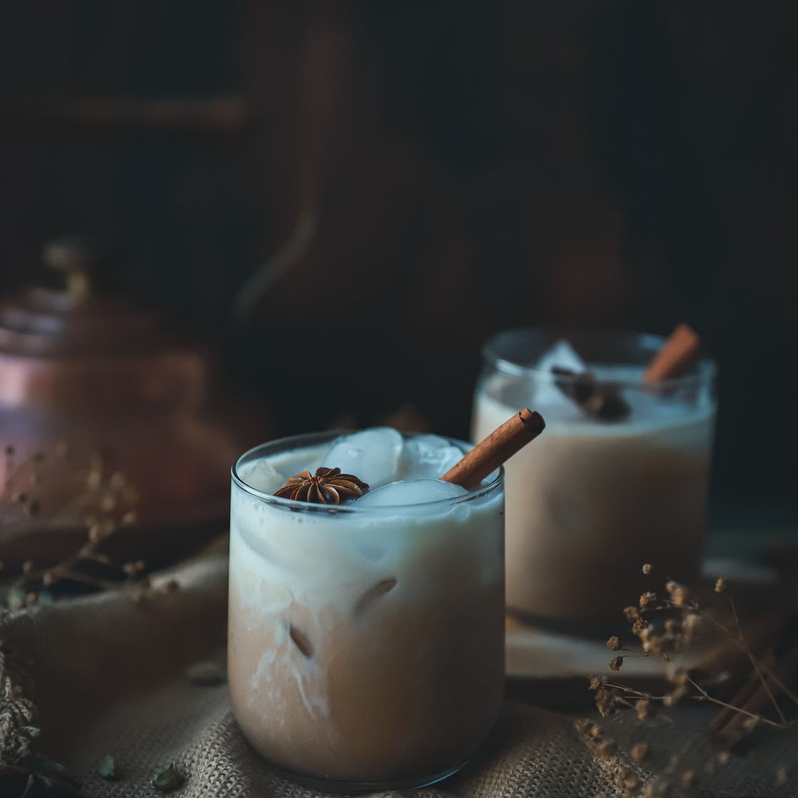 Chai Spiced White Russsians