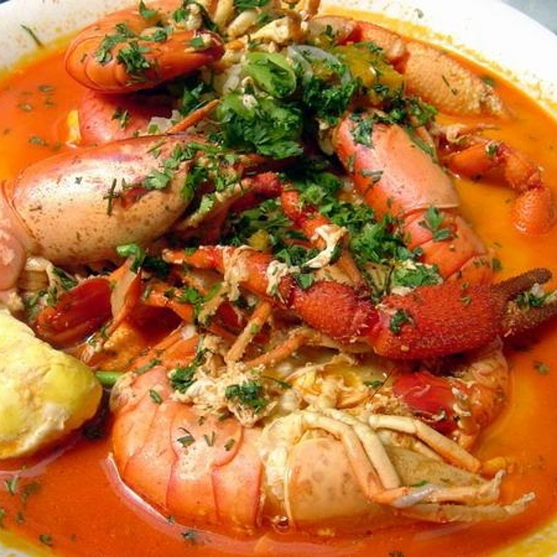 Chupe de camarones
