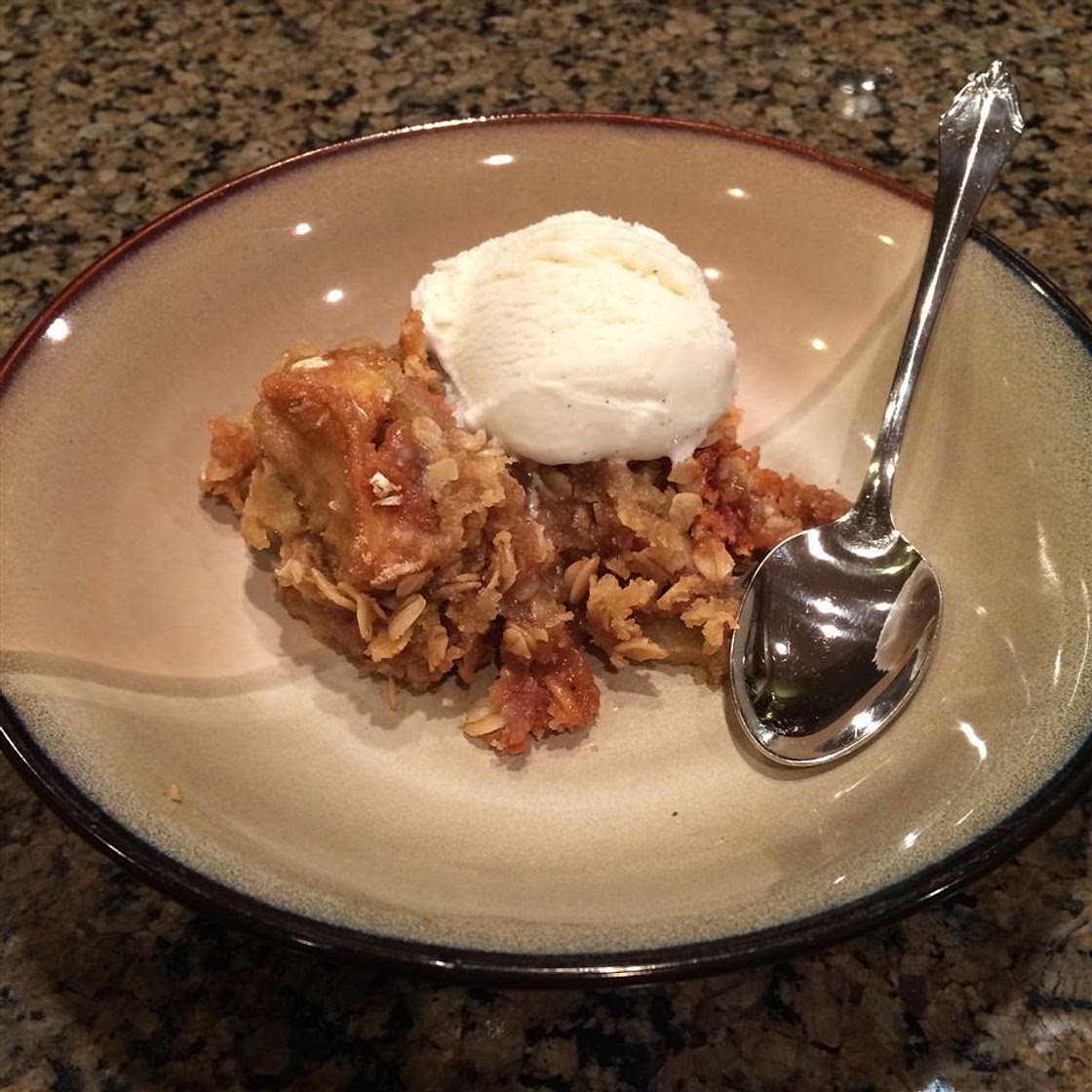 Caramel-Apple Crisp