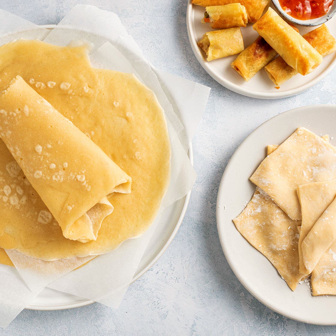 Make Your Own Chinese Egg Roll Wrappers