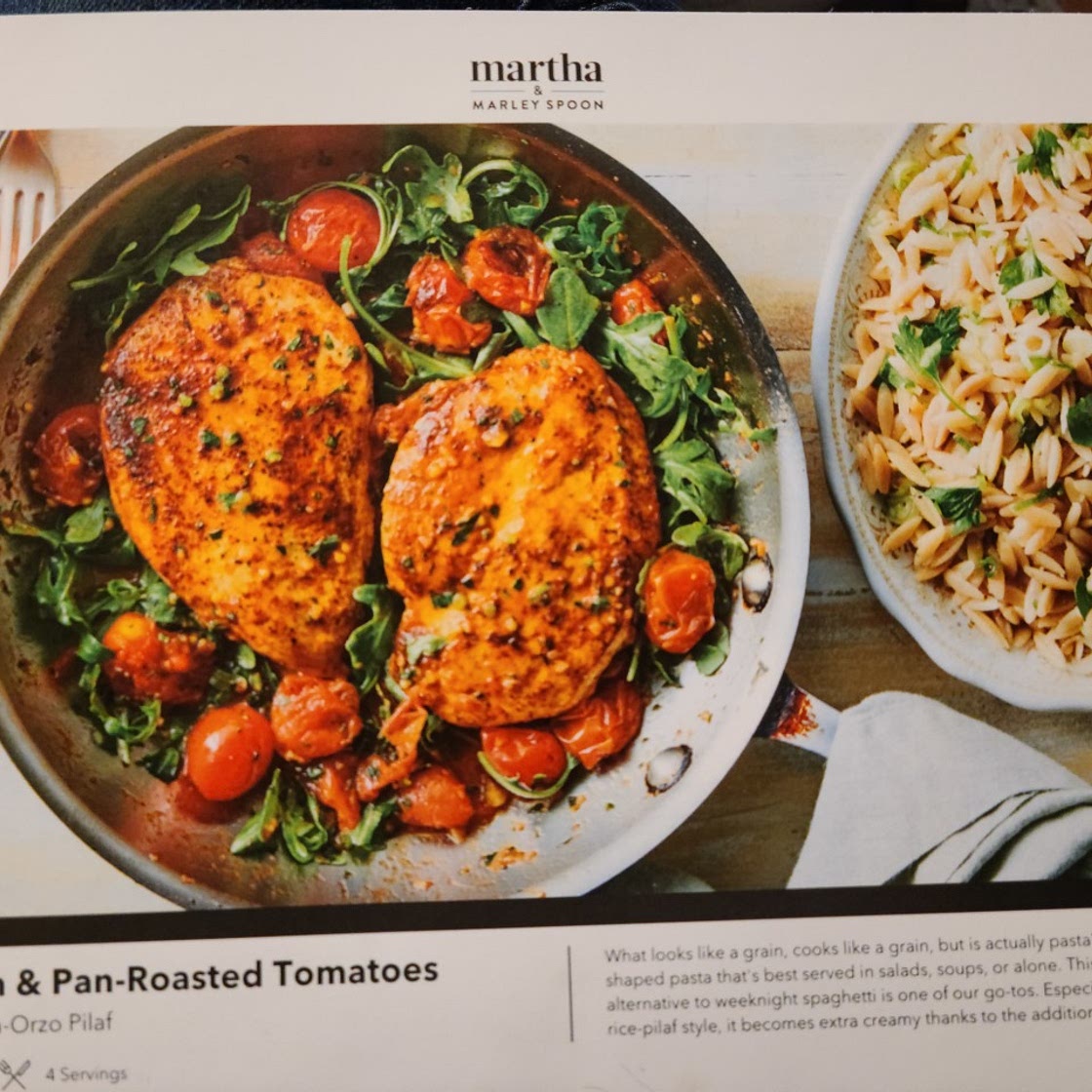 Chicken and Pan Roasted Tomatoes