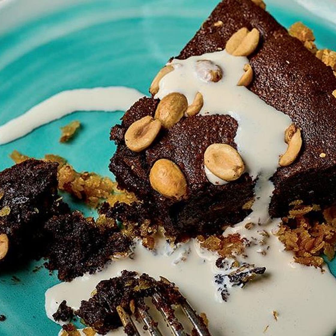 Crispy Chocolate and Salted Peanut Tart