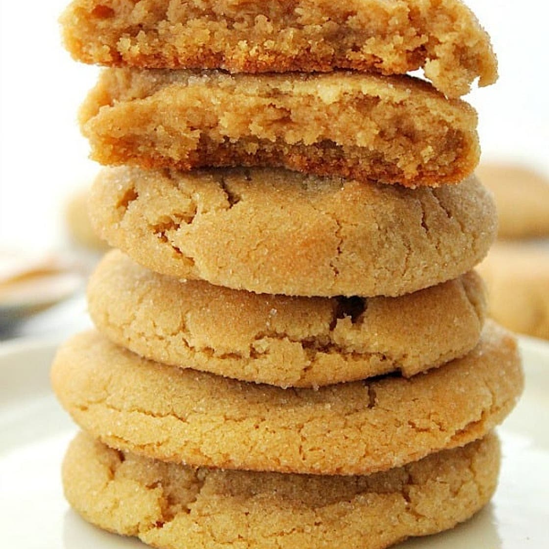 Soft and Chewy Peanut Butter Cookies