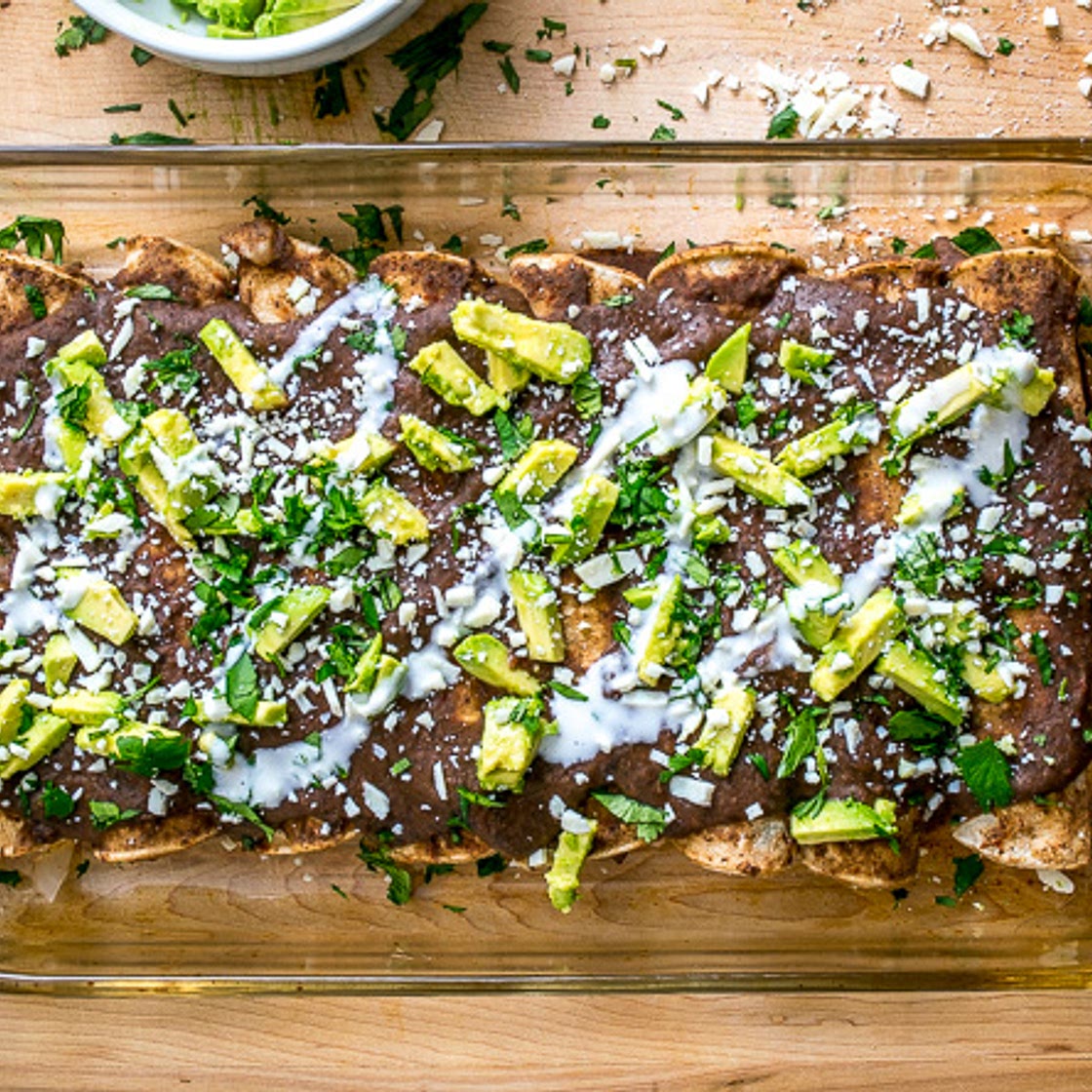 Enfrijoladas Recipe