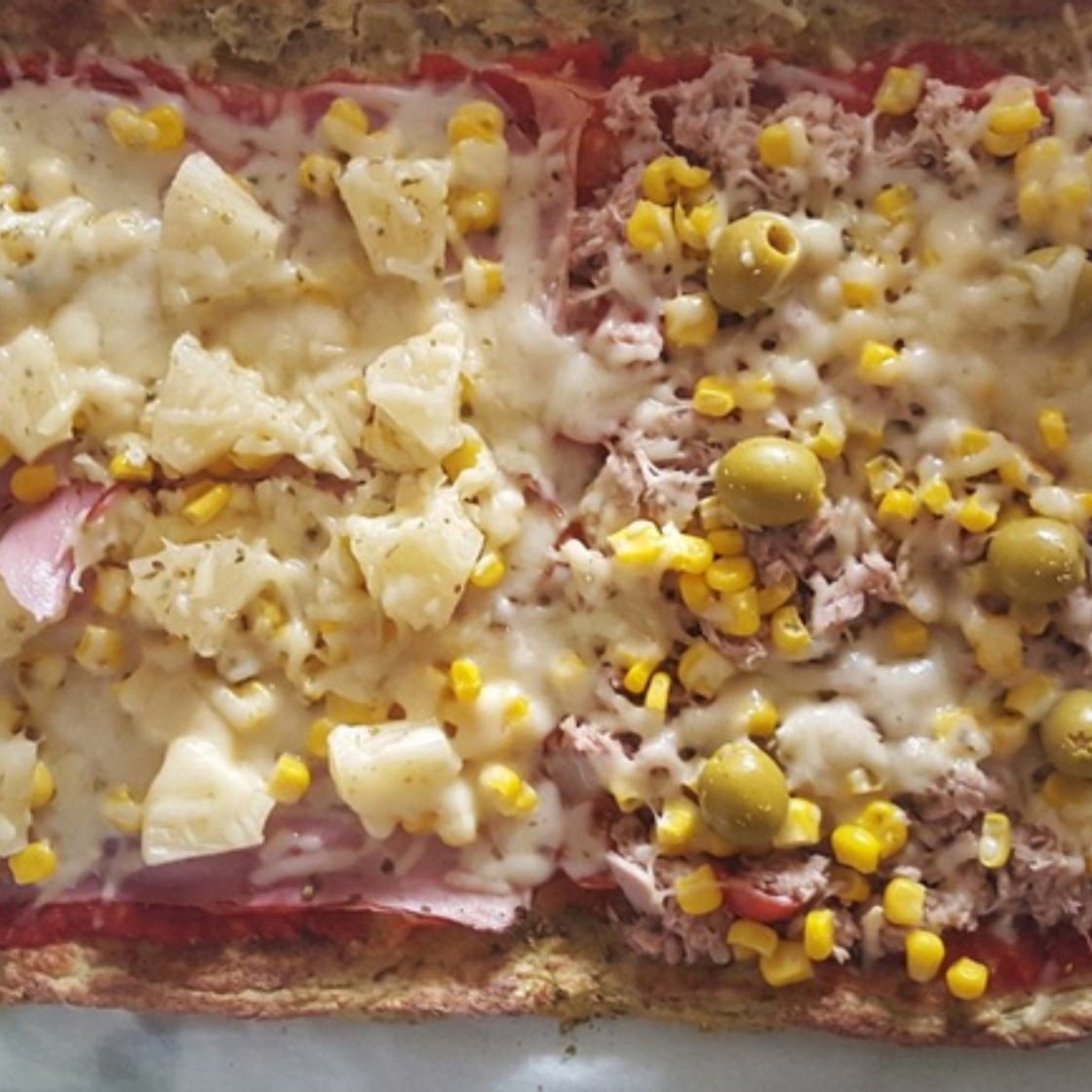 Pizzateig aus Karfiol