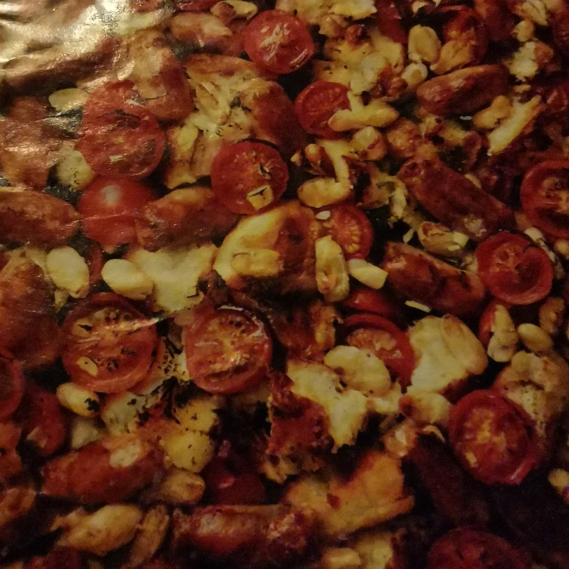 Sausage, Tomato & Bean Bake