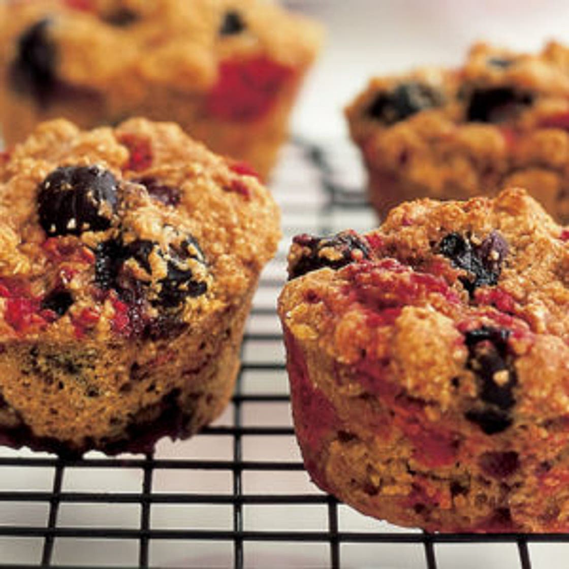 Diabetic Desserts and Snacks - Mixed Berry Muffins