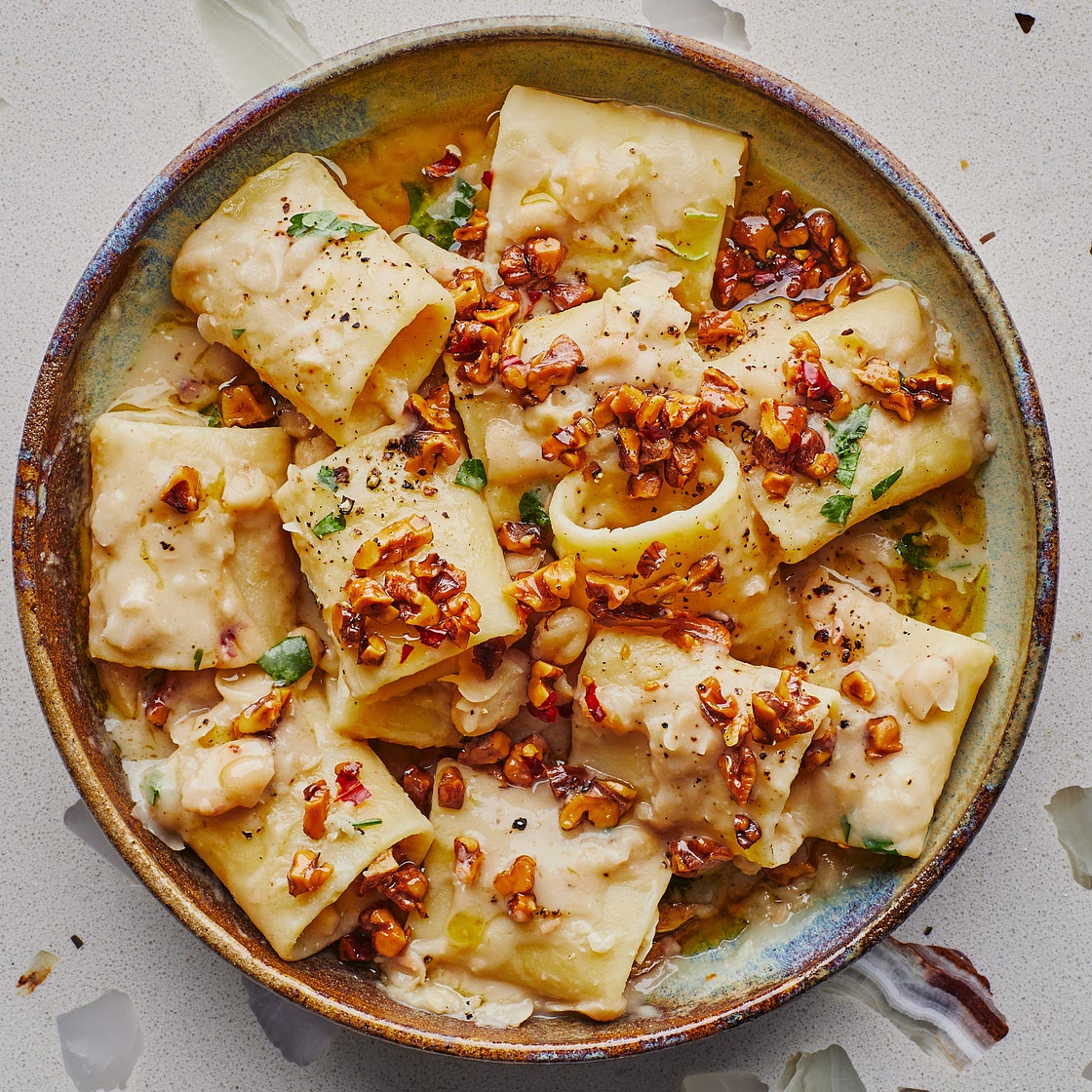 Pantry Pasta With Vegan Cream Sauce