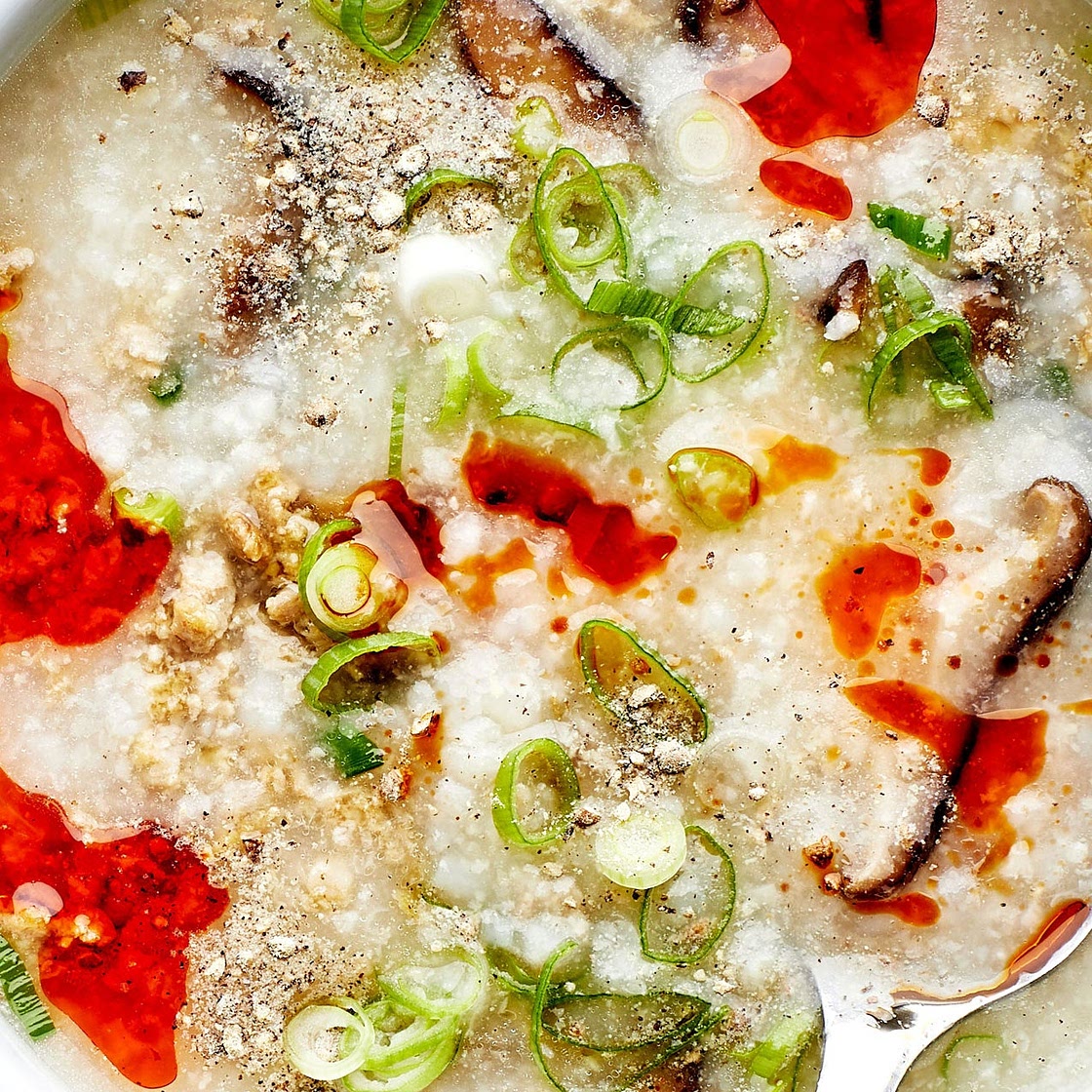 Pork and Shiitake Congee