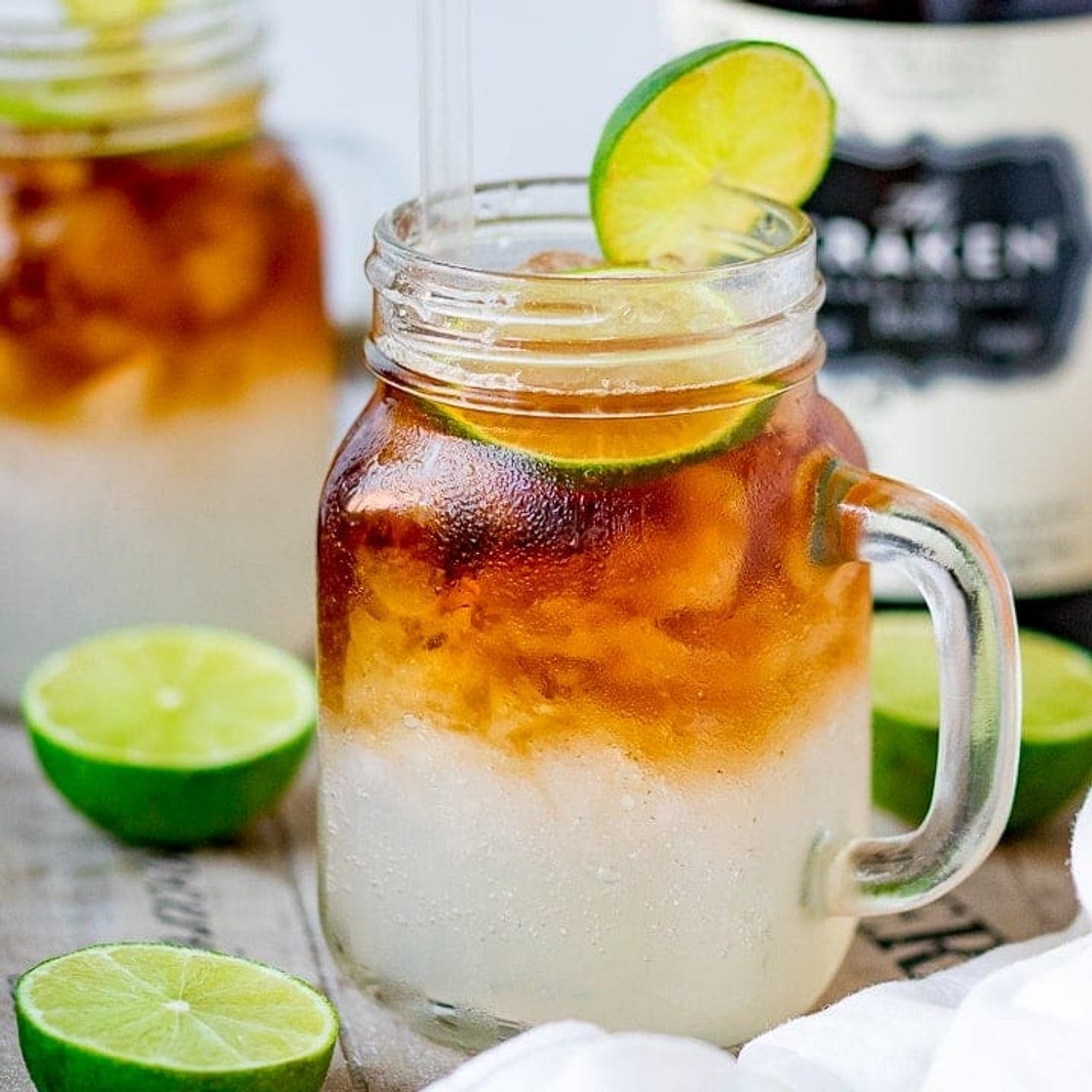 Dark 'N' Stormy Cocktail