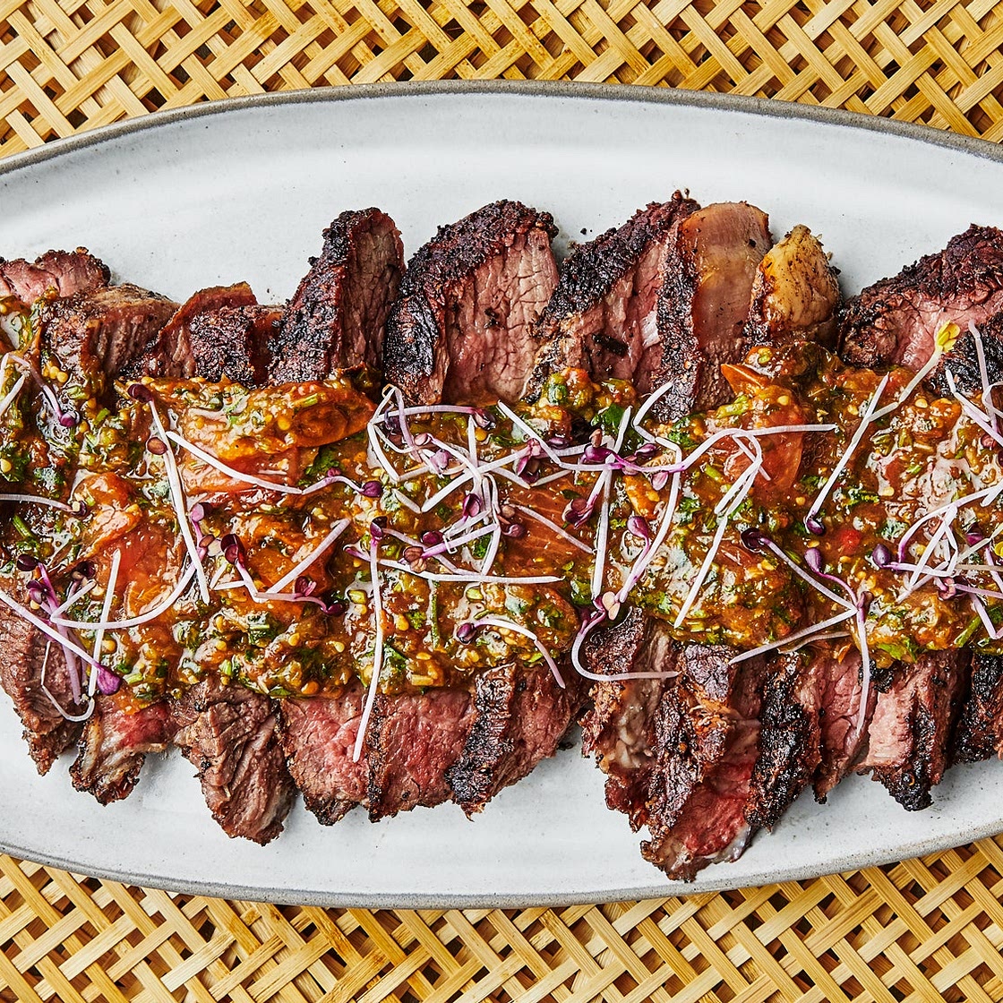Tri-Tip Steak With Tiger Bite Sauce