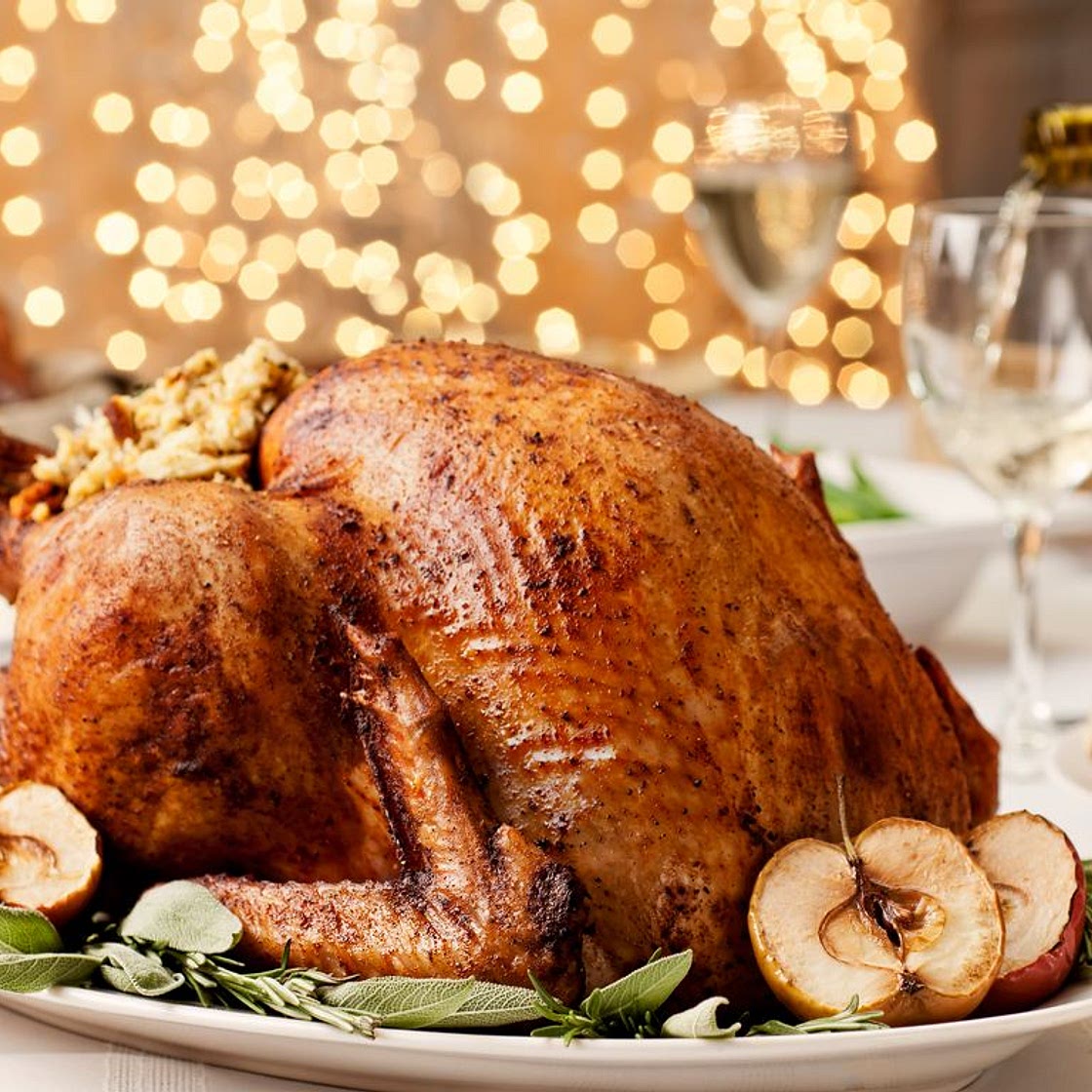 Chapon farci au foie gras et à la truffe