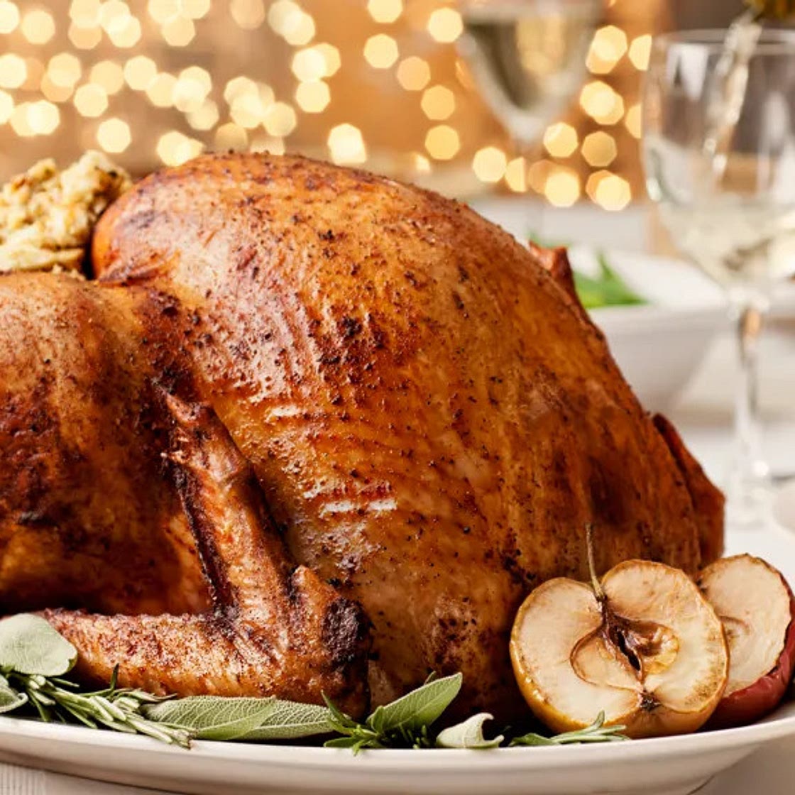 Chapon farci au foie gras et à la truffe