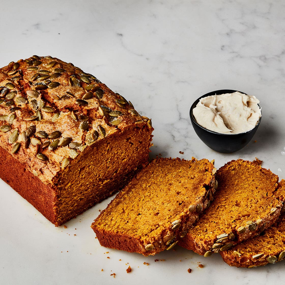 Pumpkin Bread with Maple Butter