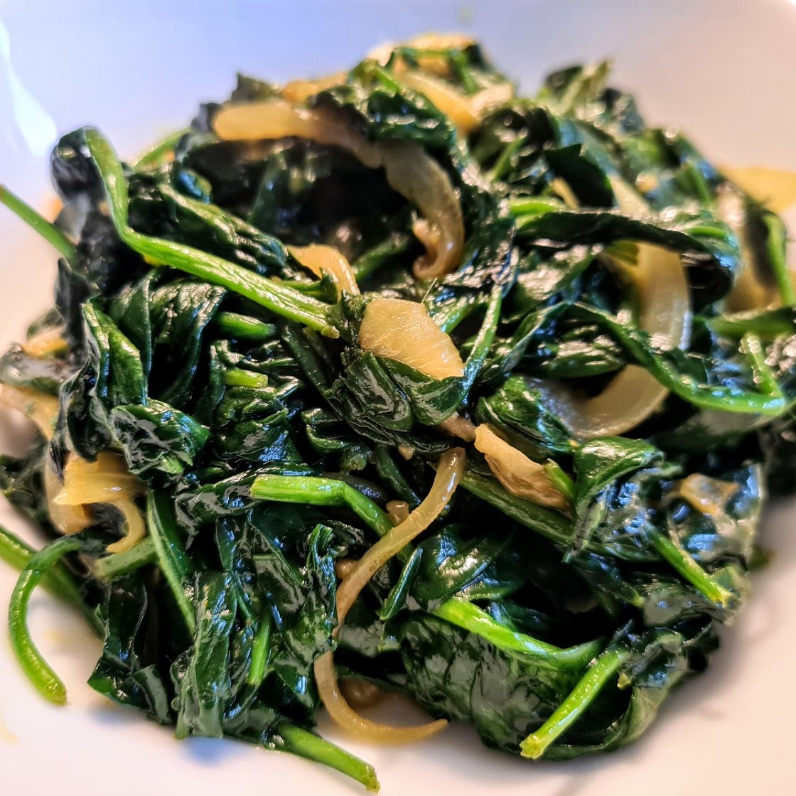 Curried Spinach