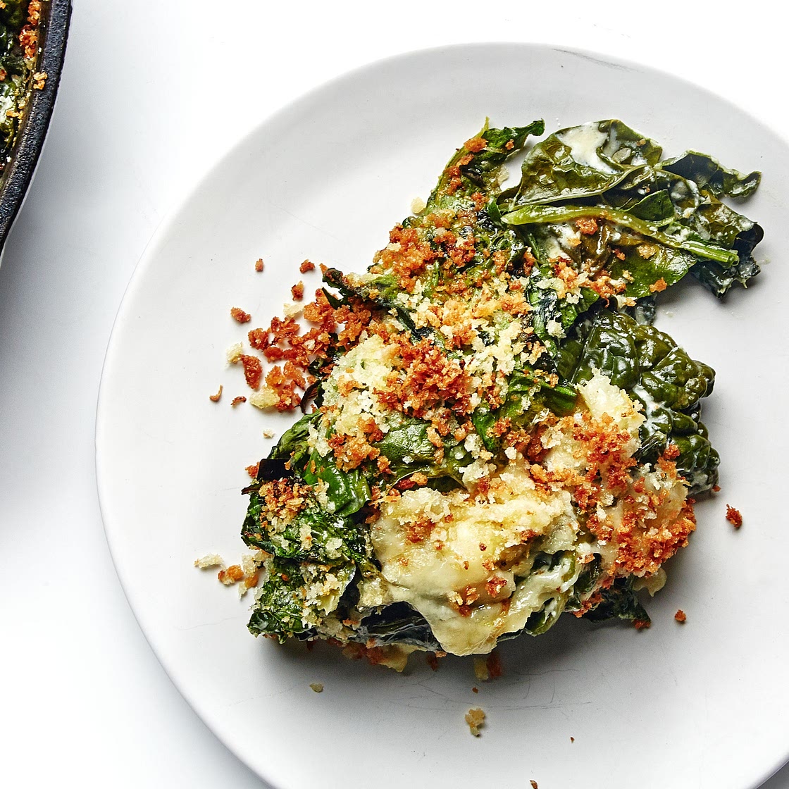 Winter Greens Gratin