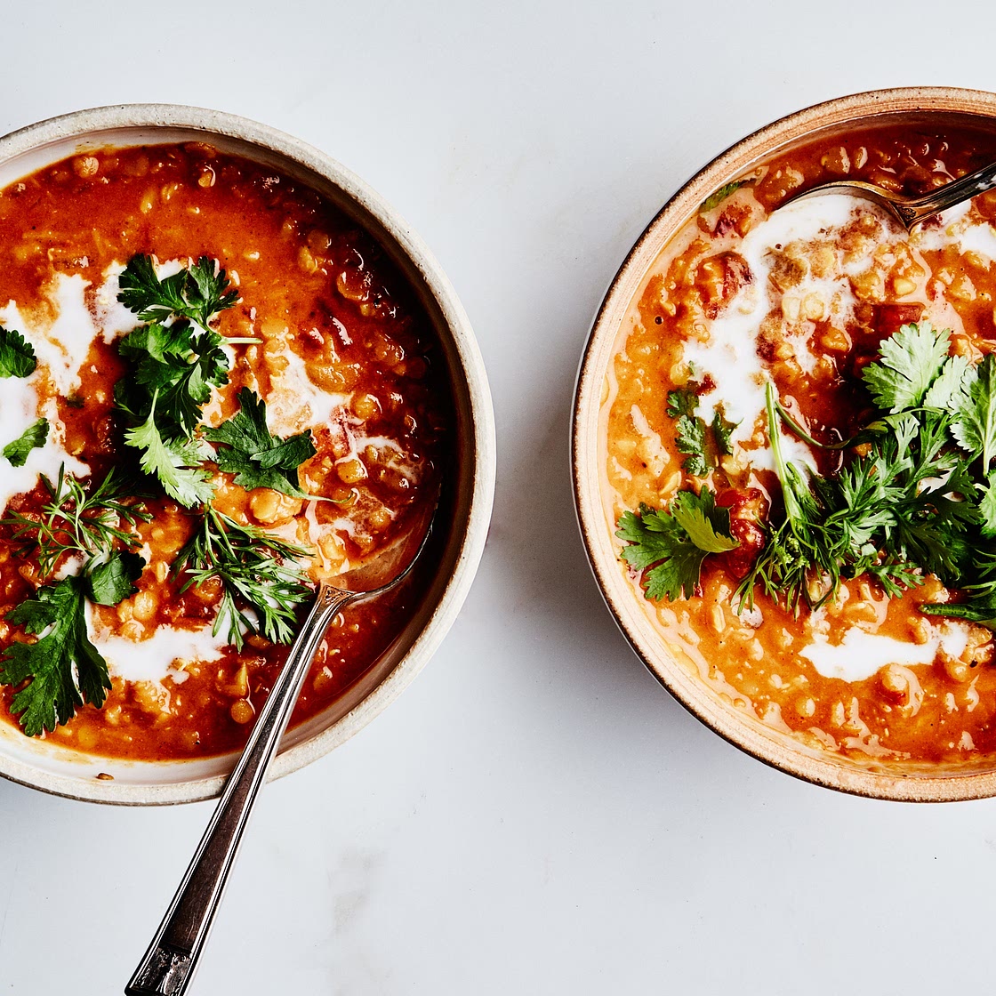 Curried Lentil, Tomato, and Coconut Soup