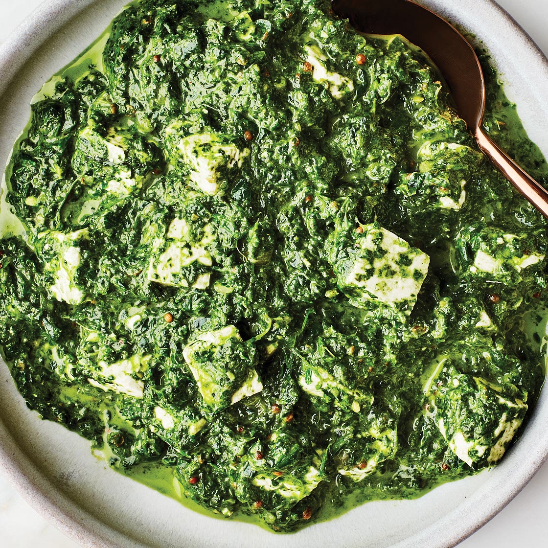 Saag Paneer, But With Feta