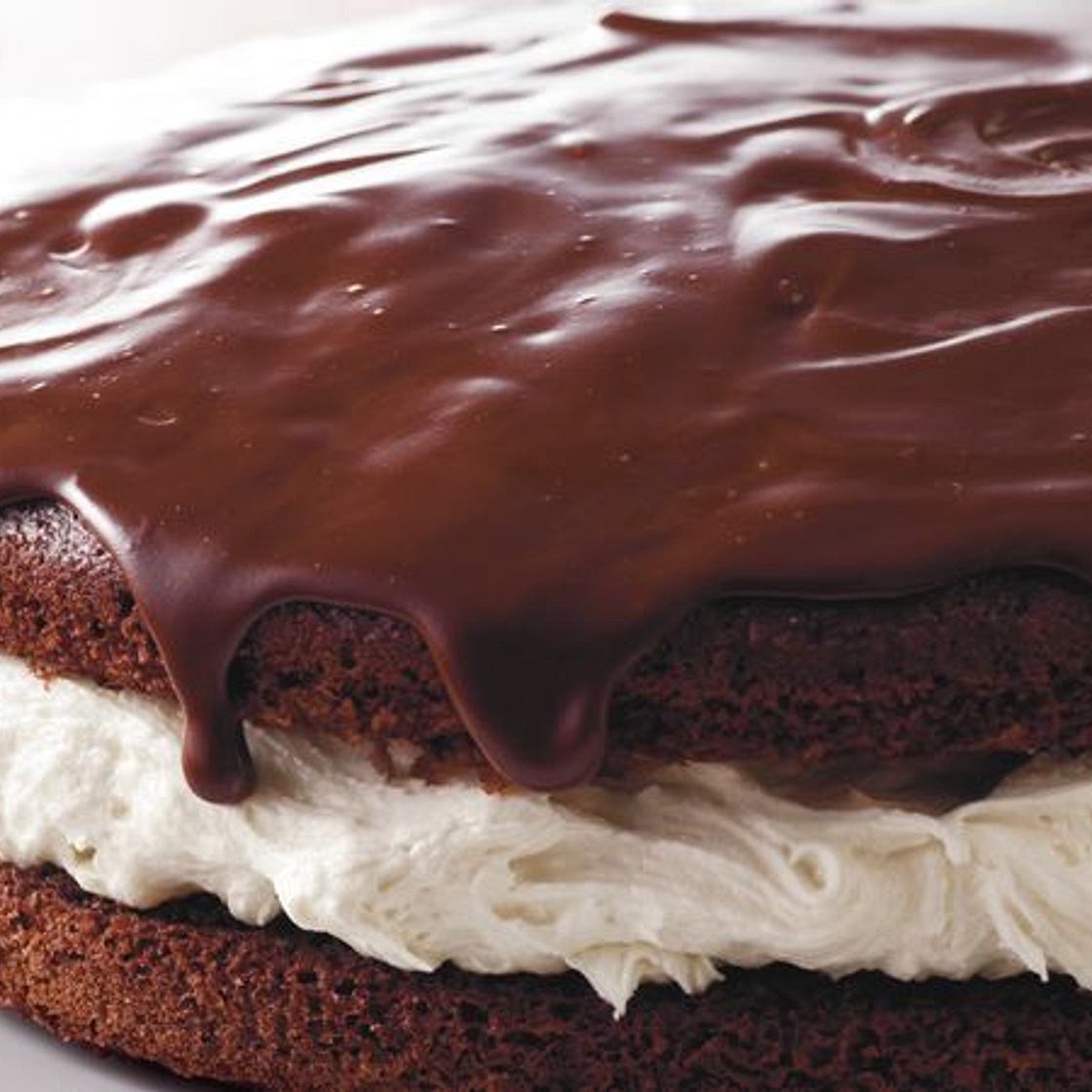 Giant Ganache-Topped Whoopie Pie