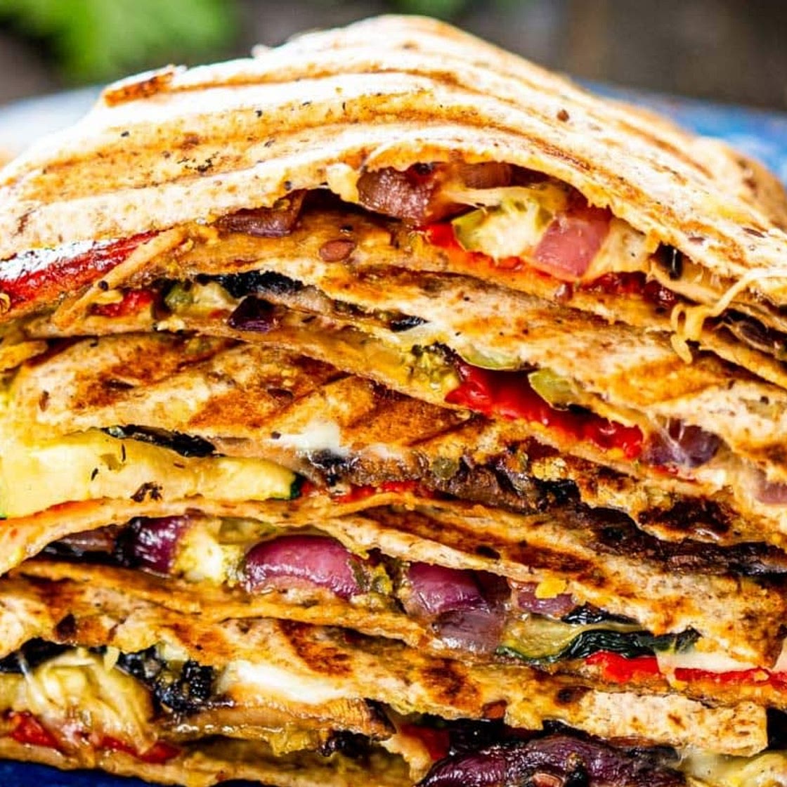 Roasted Vegetable Quesadillas