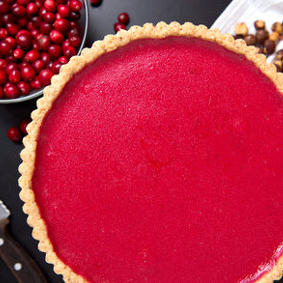 Cranberry Curd Tart