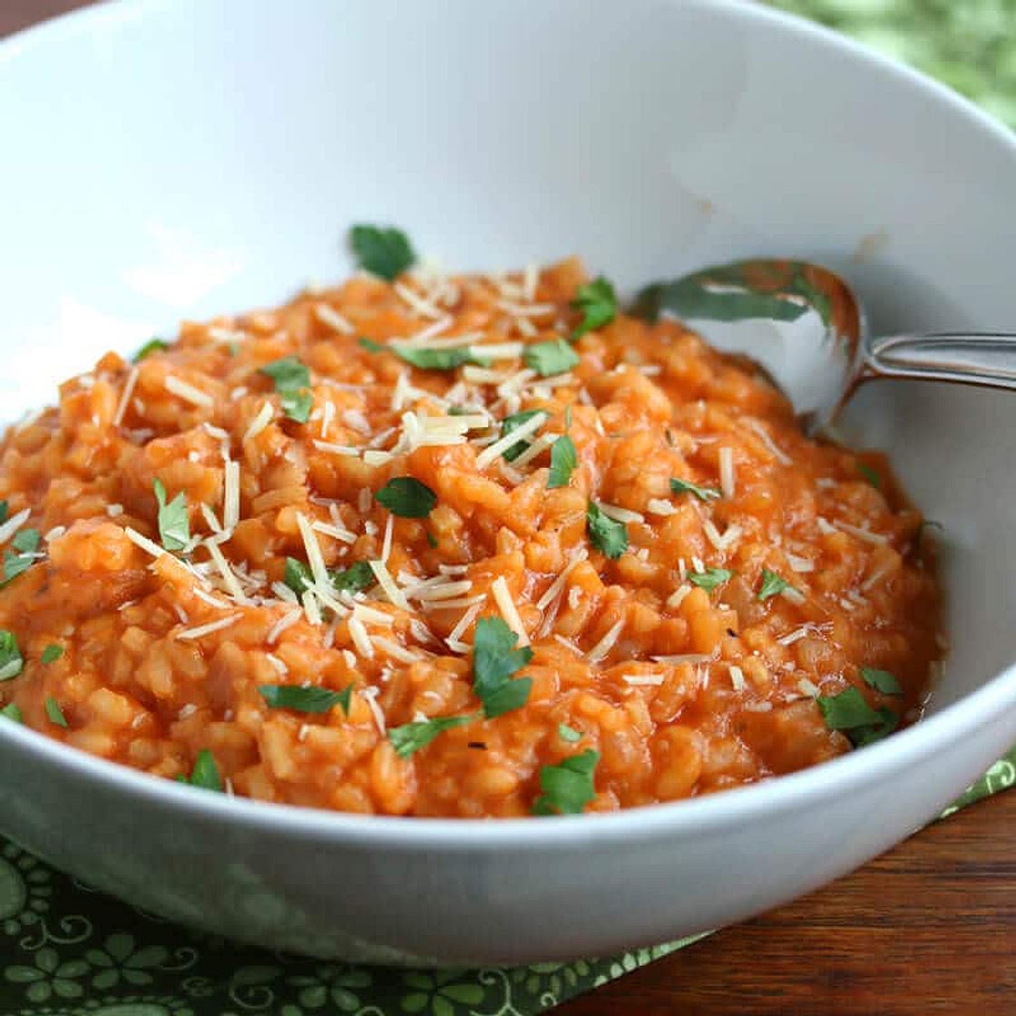 Tomato And Mozzarella Risotto