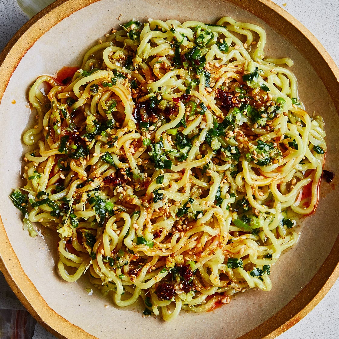 Ginger Scallion Ramen Noodles