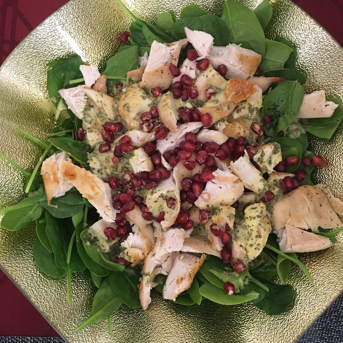 Chicken Spinach Salad