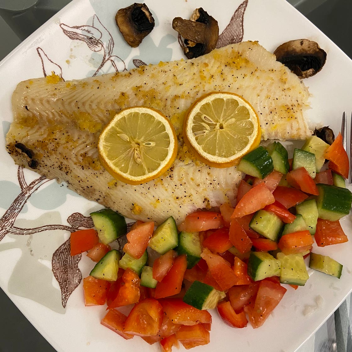 Lemon Mushroom Turbot