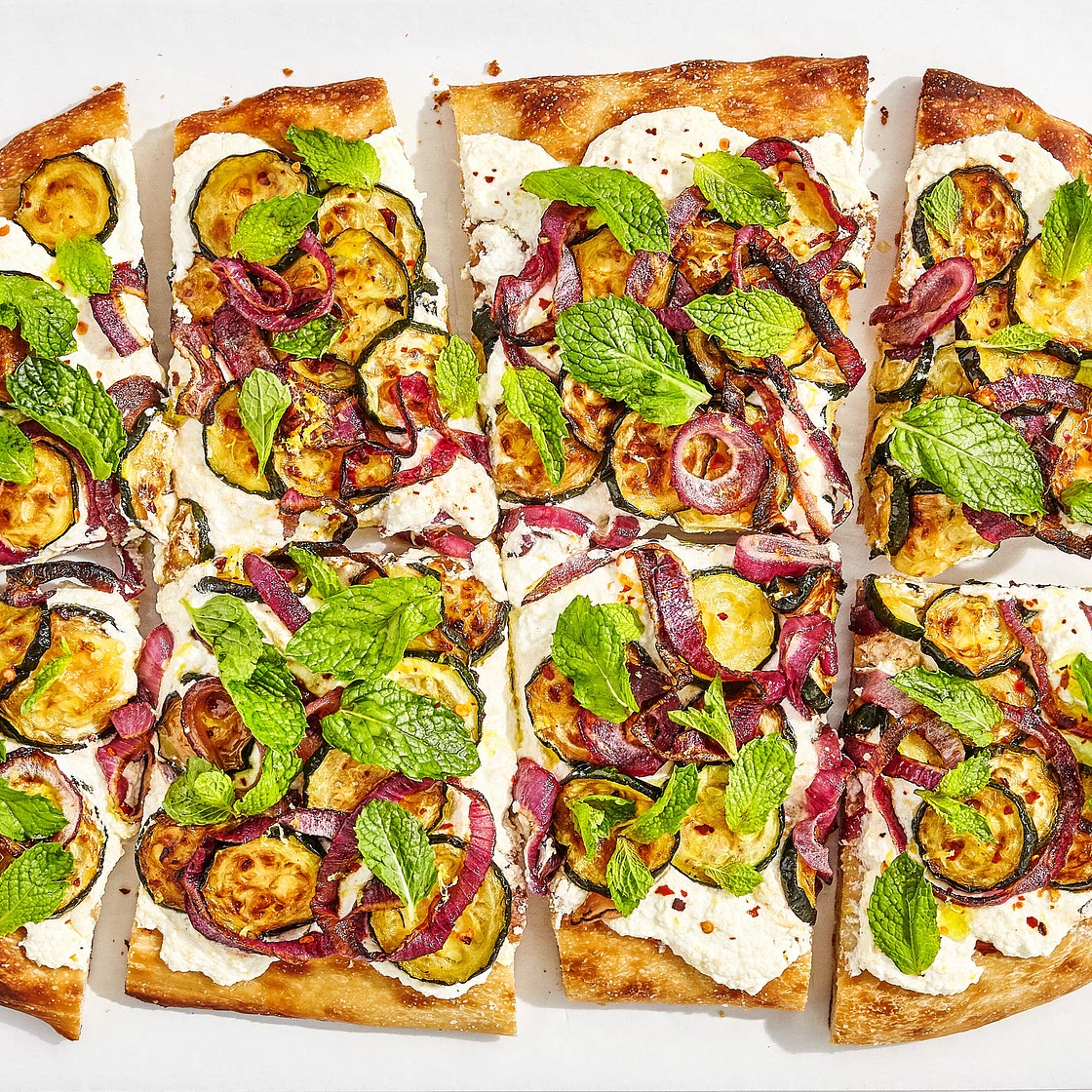Caramelized Zucchini Flatbread