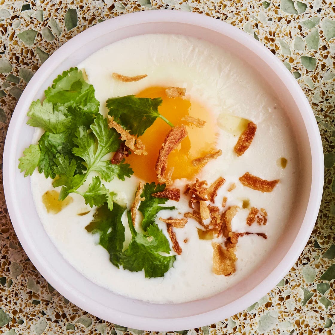 Baked Eggs with Coconut Milk
