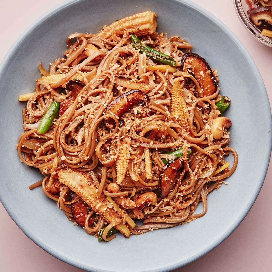 Coconut, Ginger, and Mushroom Noodles