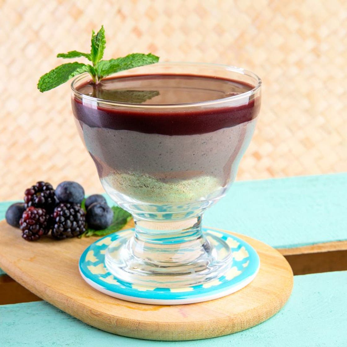 Cheesecake de açaí