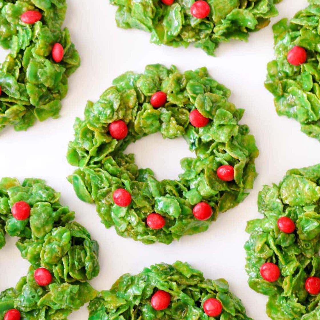 Christmas Wreath Cookies Recipe