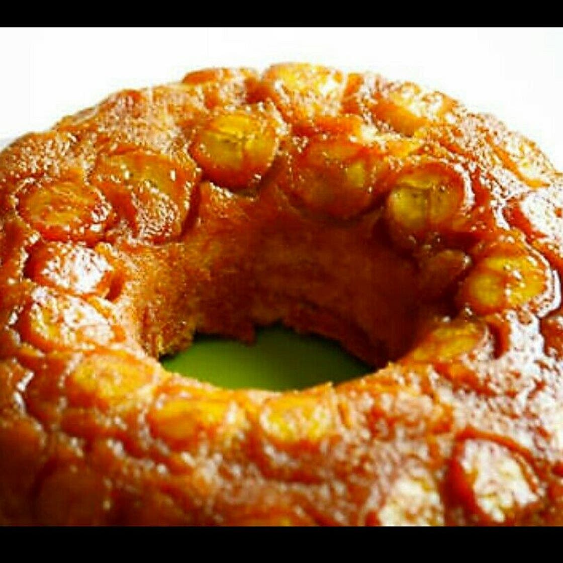 Bolo de banana com canela