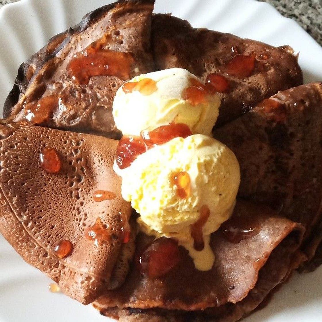 Panqueca de chocolate