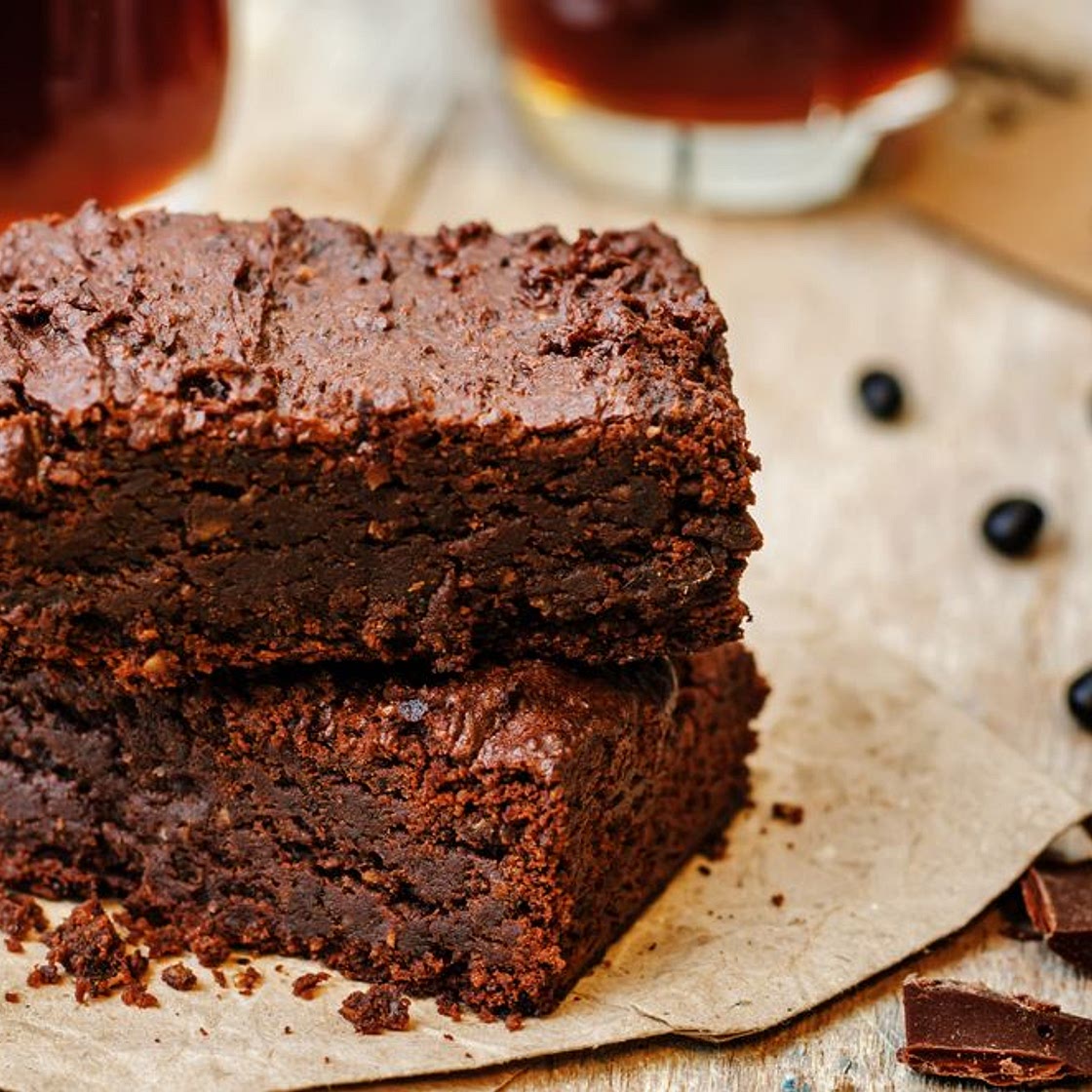 Brownie de feijão preto - sem glúten