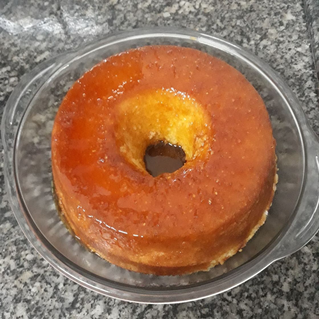 Bolo de tapioca cremoso