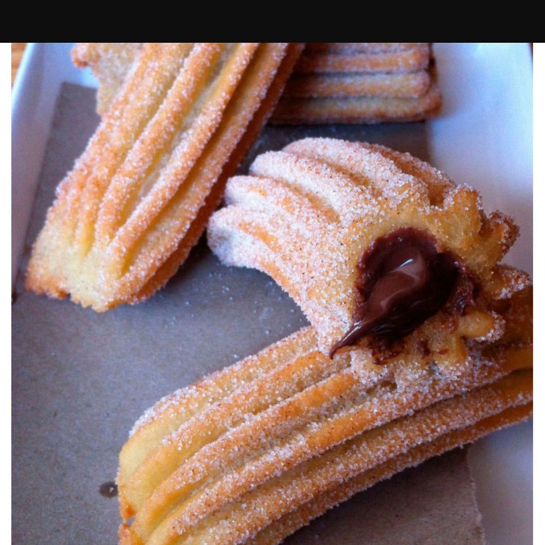 Churros de chocolate (na air fryer)