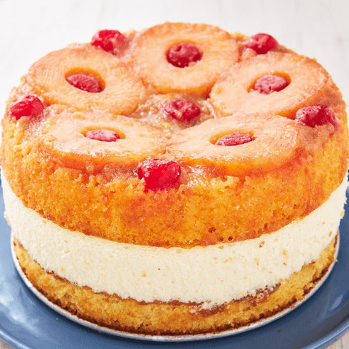 Pineapple Upside-Down Cheesecake