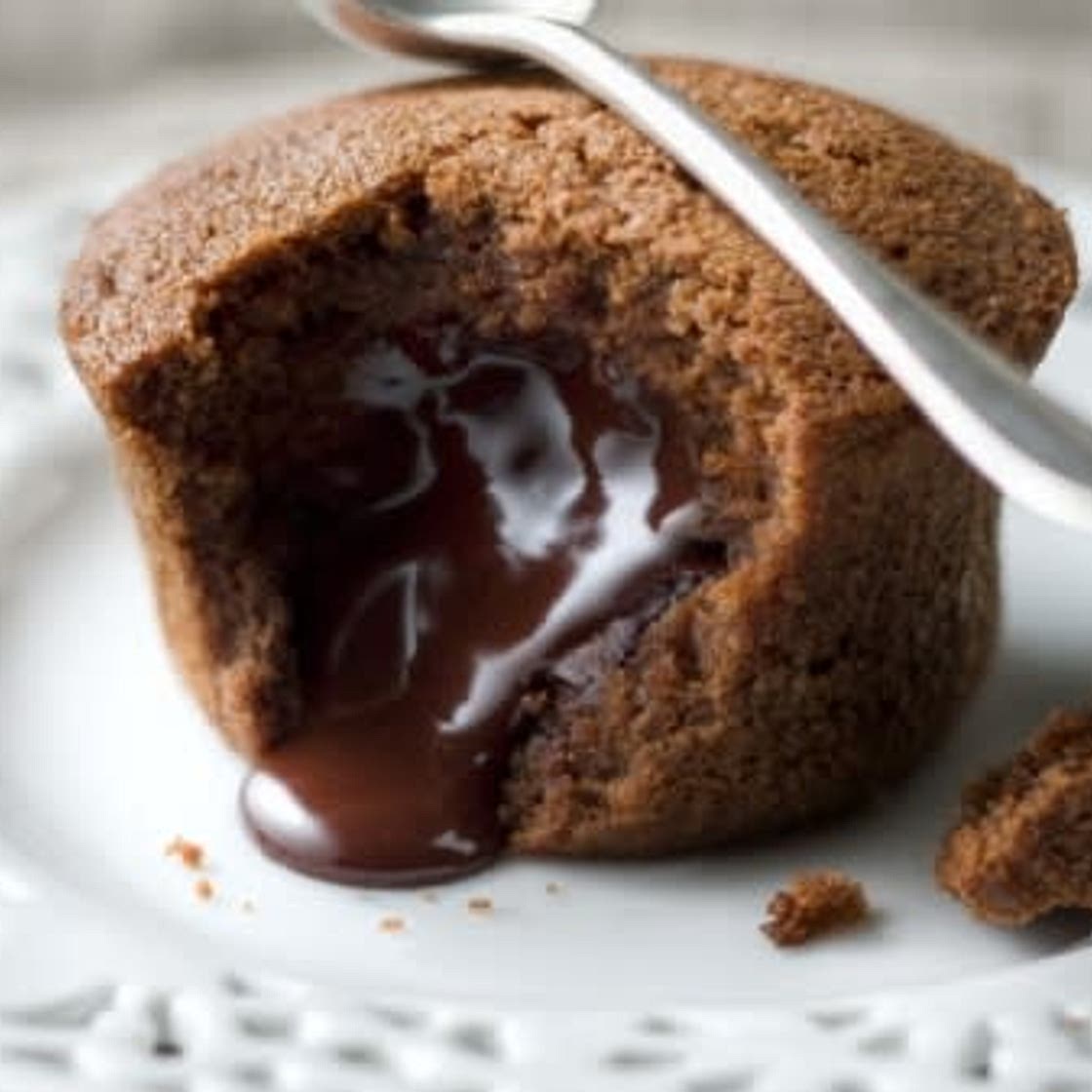 Coeurs coulants chocolat caramel