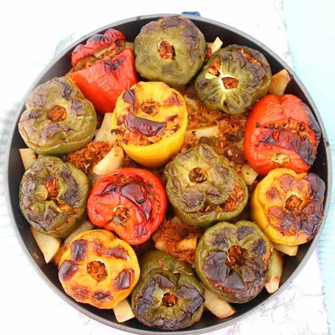 Stuffed Peppers - An Albanian Recipe
