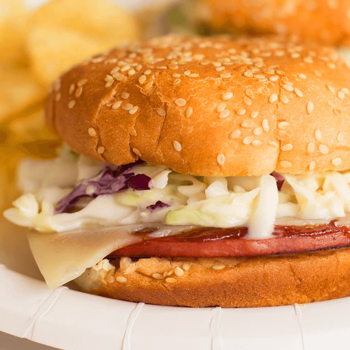 Barbecue Bologna Sandwich 