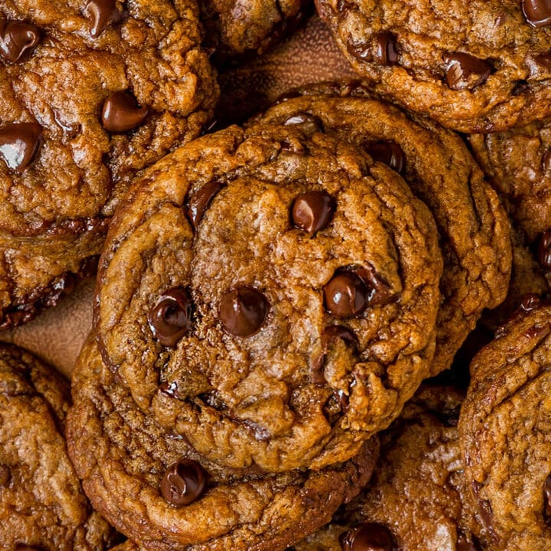 Vegan Soft Pumpkin Chocolate Chip Cookies