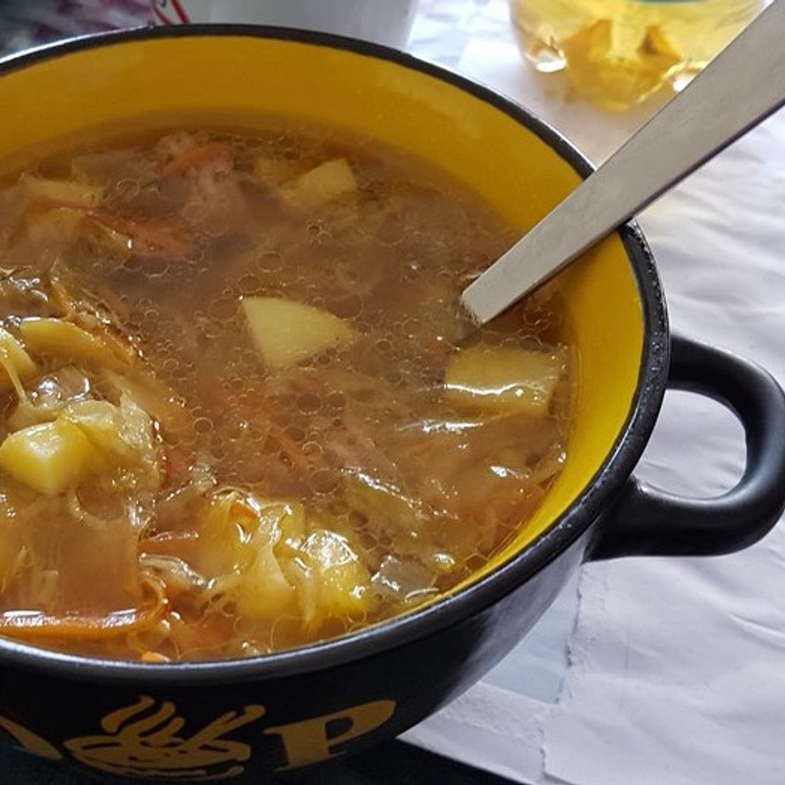 German Ground Beef Cabbage Soup • Best German Recipes